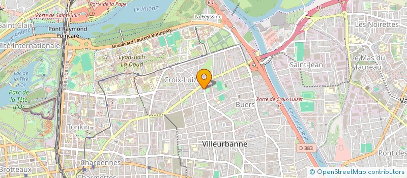 localisation de l'entreprise ACTIVATEC  VILLEURBANNE