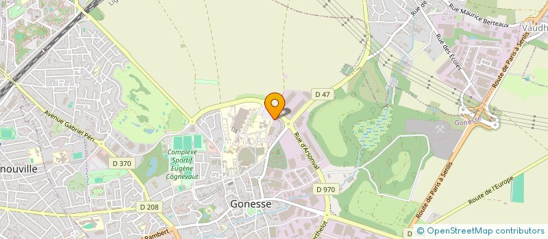 localisation de l'entreprise ACTIVBATISSEURS à GONESSE