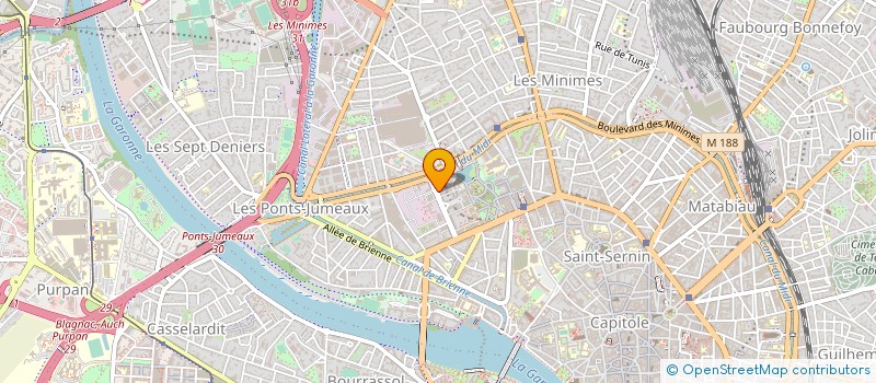 localisation de l'entreprise ACTIVCOM MIDI PYRENEES à TOULOUSE