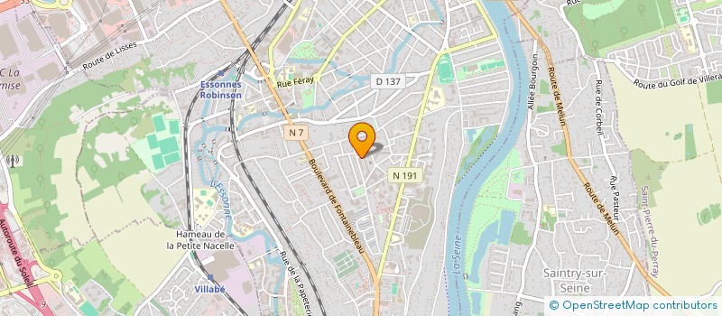 localisation de l'entreprise ACTIVCOM ORLEANS à CORBEIL-ESSONNES