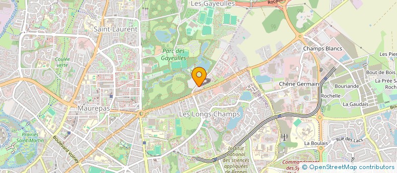 localisation de l'entreprise ACTIVCOM OUEST  RENNES