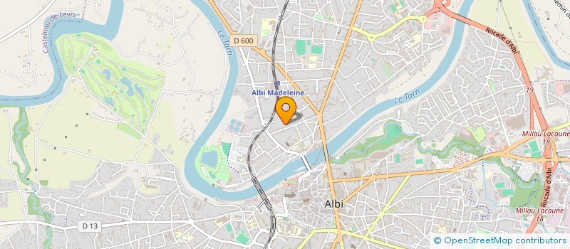 localisation de l'entreprise ACTIVE  ALBI