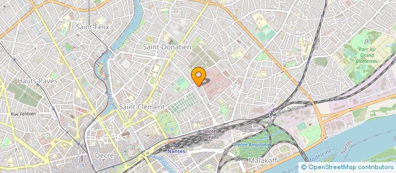localisation de l'entreprise ACTIVE ASSISTANCE A DOMICILE à NANTES