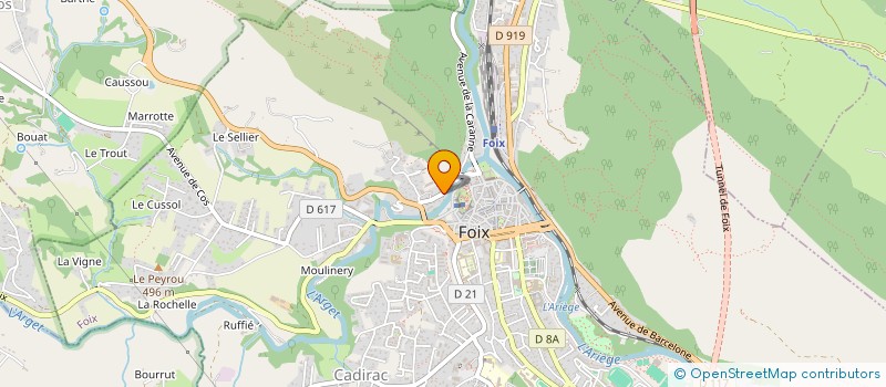 localisation de l'entreprise ACTIVE CAMPAGNE à FOIX