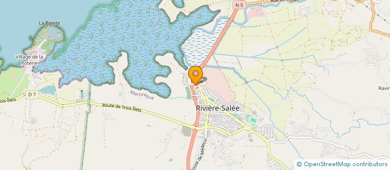 localisation de l'entreprise ACTIVE CLIM ELEC à RIVIERE-SALEE