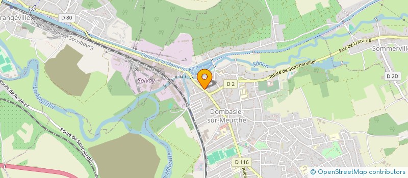 localisation de l'entreprise ACTIVE DEM  DOMBASLE-SUR-MEURTHE