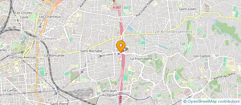 localisation de l'entreprise ACTIVE DIAG13 à MARSEILLE