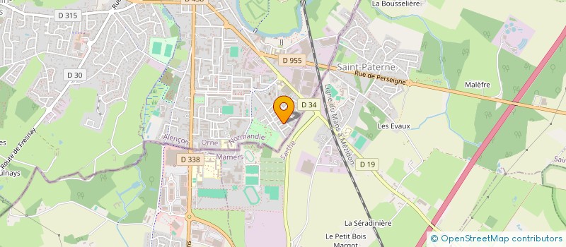 localisation de l'entreprise ACTIVE ELECT à ALENCON