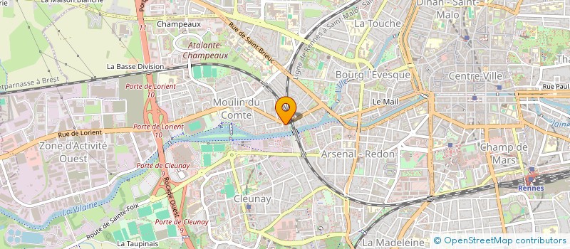 localisation de l'entreprise ACTIVE EMPLOI  RENNES