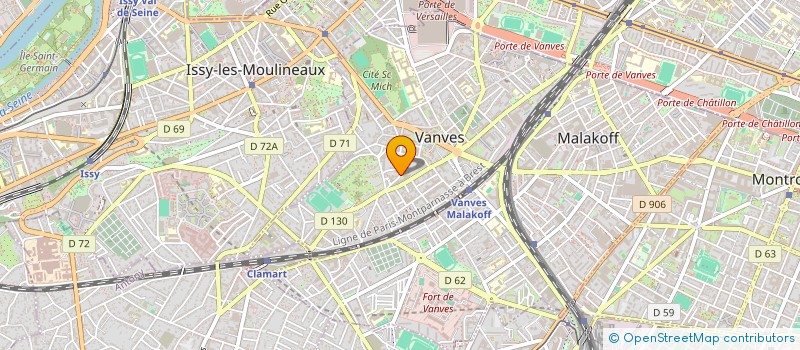 localisation de l'entreprise ACTIVE ENTREPRISE  VANVES