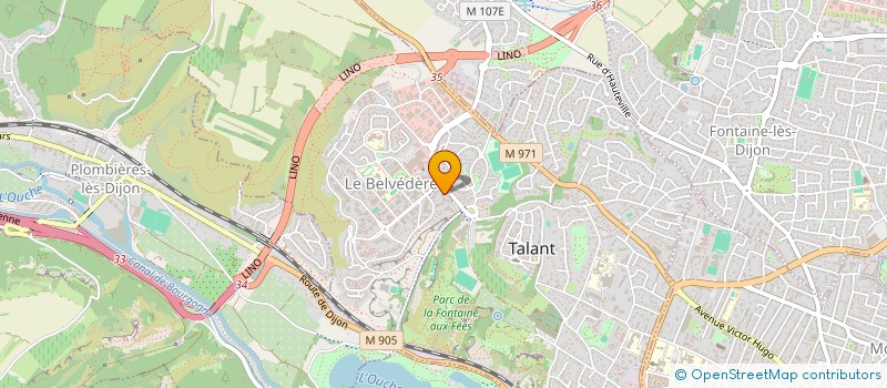 localisation de l'entreprise ACTIVE JEUNES  TALANT