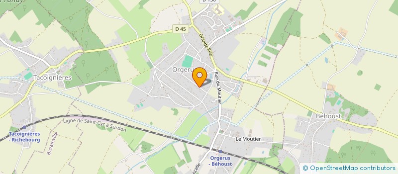 localisation de l'entreprise ACTIVE LOCATON  ORGERUS