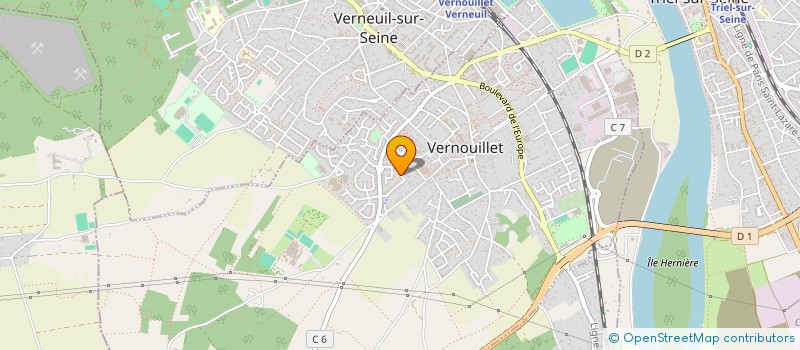 localisation de l'entreprise ACTIVE MANAGEMENT TRAINING à VERNOUILLET