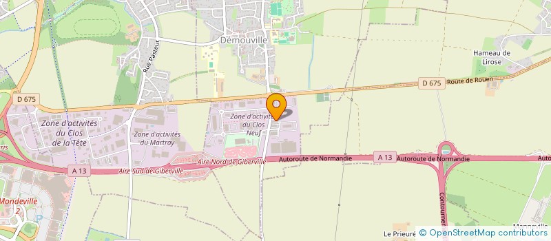 localisation de l'entreprise ACTIVE MOTION PERFORMANCE  DEMOUVILLE