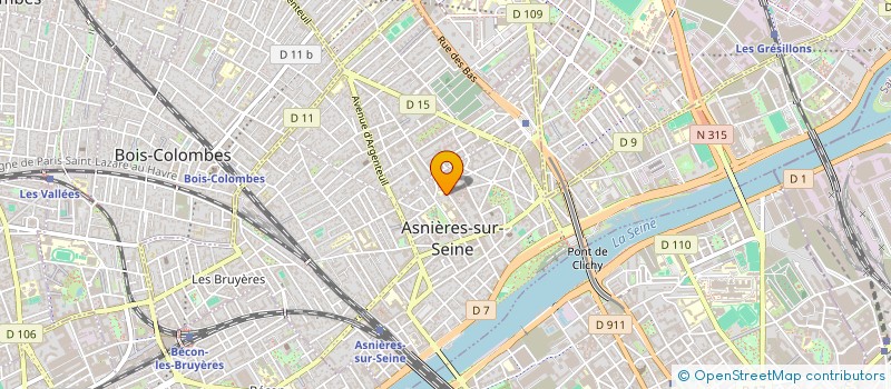 localisation de l'entreprise ACTIVE POMPEI à ASNIERES-SUR-SEINE