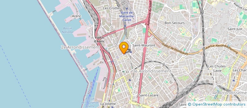 localisation de l'entreprise ACTIVE PROVENCE RENOVATION à MARSEILLE