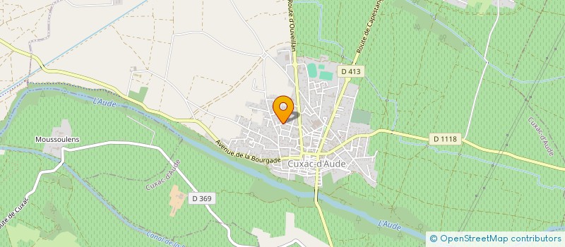 localisation de l'entreprise ACTIVE SECURITE ALARME ET VIDEO SURVEILLANCE à CUXAC-D'AUDE