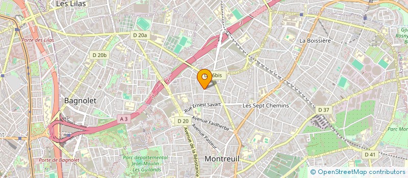 localisation de l'entreprise ACTIVE SECURITY PRIVEE  MONTREUIL