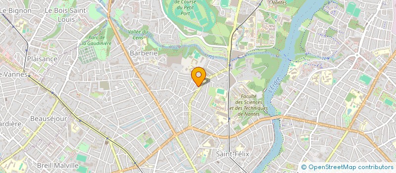 localisation de l'entreprise ACTIVE SHIATSU FORMATION à NANTES