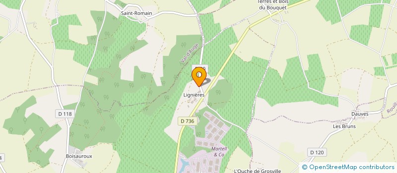 localisation de l'entreprise ACTIVE TP à VAL-D'AUGE