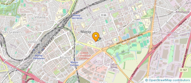localisation de l'entreprise ACTIVE TRANS à MASSY