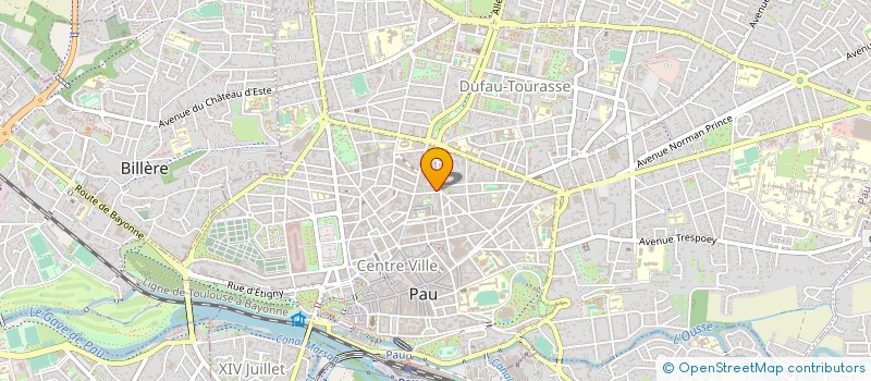 localisation de l'entreprise ACTIVE ZONE VEILLE GARDIENNAGE SERVICES à PAU