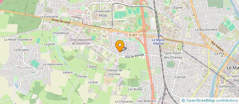 localisation de l'entreprise ACTIVEMANS  LE MANS