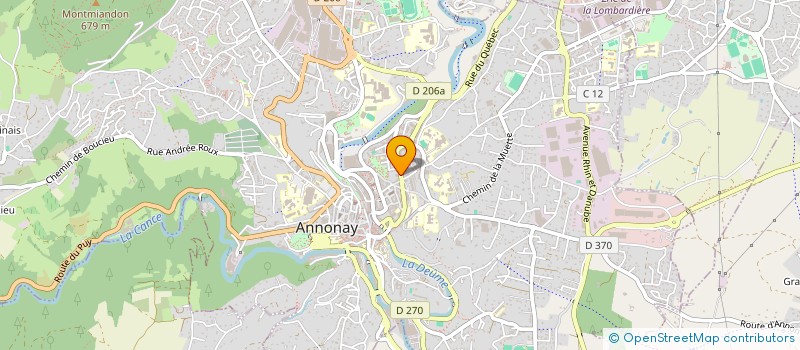 localisation de l'entreprise ACTIVEMPLOI à ANNONAY