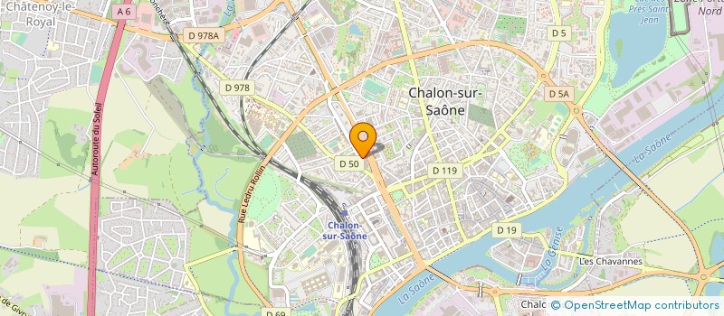 localisation de l'entreprise ACTIVENET  CHALON-SUR-SAONE
