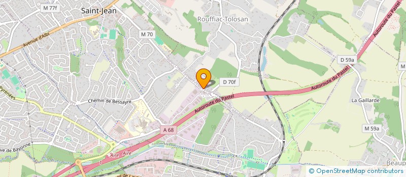 localisation de l'entreprise ACTIVESACTIONS  ROUFFIAC-TOLOSAN