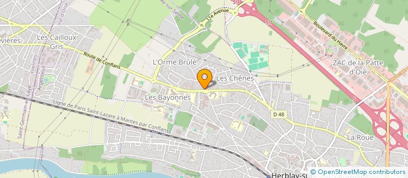 localisation de l'entreprise ACTIVHUB  MAISONS-LAFFITTE
