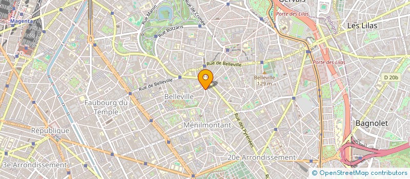 localisation de l'entreprise ACTIVIDEO  PARIS