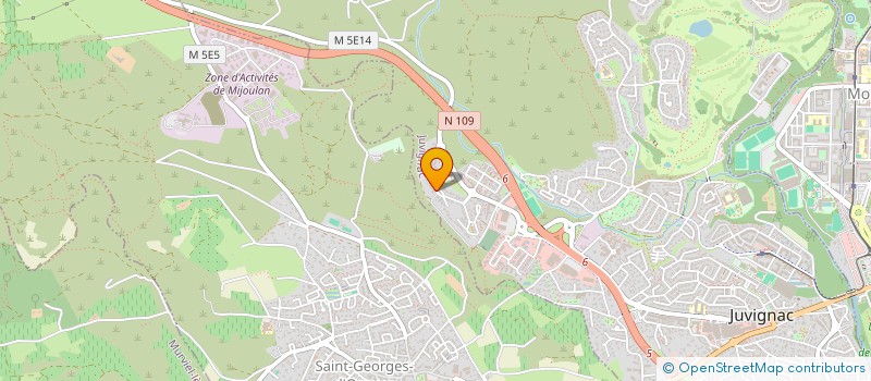localisation de l'entreprise ACTIVIMMO  JUVIGNAC