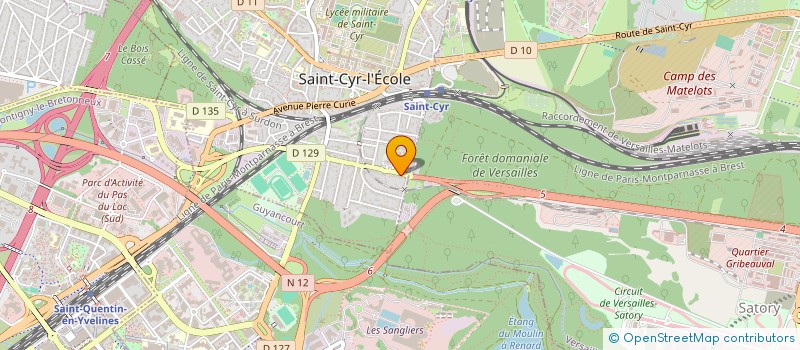 localisation de l'entreprise ACTIVISION EUROPE à SAINT-CYR-L'ECOLE