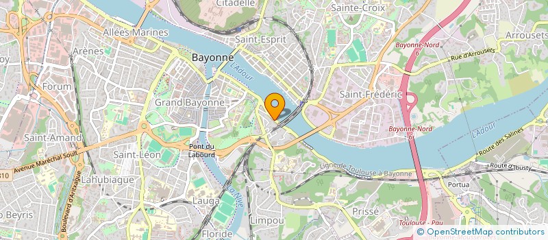 localisation de l'entreprise ACTIVITE BATIMENT SERVICES MULTIPLES à BAYONNE