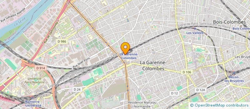 localisation de l'entreprise ACTIVITE : BUREAU D'ETUDE TECHNIQUE DE DIAGNOSTICS ET D'ANALYSES à LA GARENNE-COLOMBES