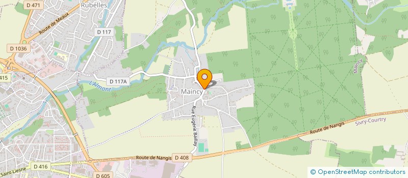 localisation de l'entreprise ACTIVITE CHARPENTE ET CONSTRUCTIONS EN BOIS  MAINCY