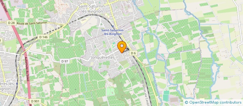 localisation de l'entreprise ACTIVITE CONNEXE CONSTRUCTION INDUSTRIE  JONQUERETTES