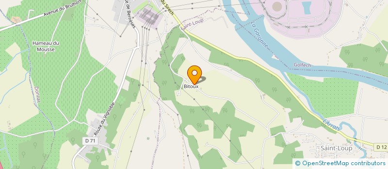 localisation de l'entreprise ACTIVITE DE MAINTENANCE ET DE CHAUDRONNERIE INDUSTRIELLE  SAINT-LOUP