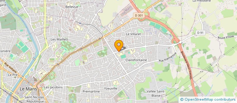 localisation de l'entreprise ACTIVITE DE RENOVATION ET DE SERVICES 72 à LE MANS