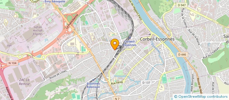 localisation de l'entreprise ACTIVITE INSERTION CONSEIL à CORBEIL-ESSONNES