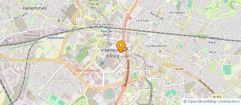 localisation de l'entreprise ACTIVITE NOUVELLES MOBILITES à VILLENEUVE-D'ASCQ