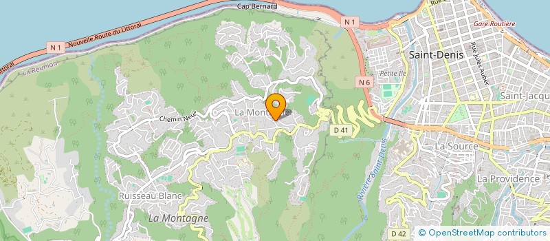 localisation de l'entreprise ACTIVITE PHYSIQUE ET SANTE REUNION à SAINT DENIS