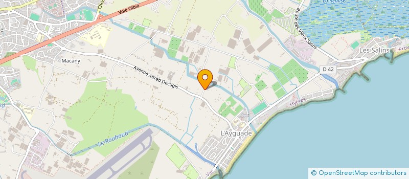 localisation de l'entreprise ACTIVITE PHYSIQUE ET SPORTIVE ADAPTEE A LA SANTE à HYERES