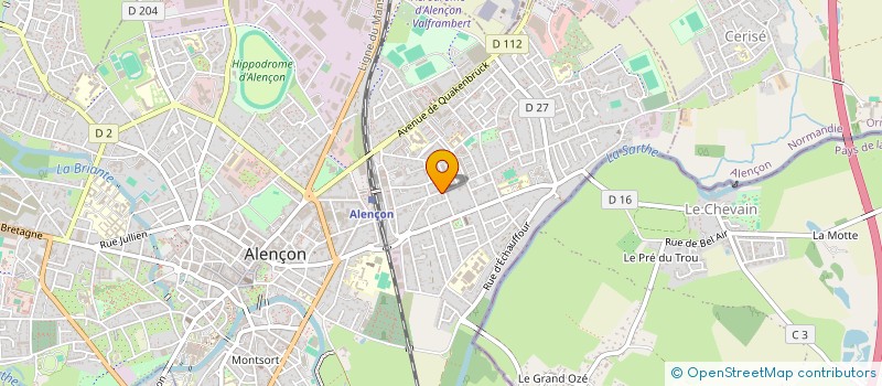 localisation de l'entreprise ACTIVITE SOUS MARINE à ALENCON