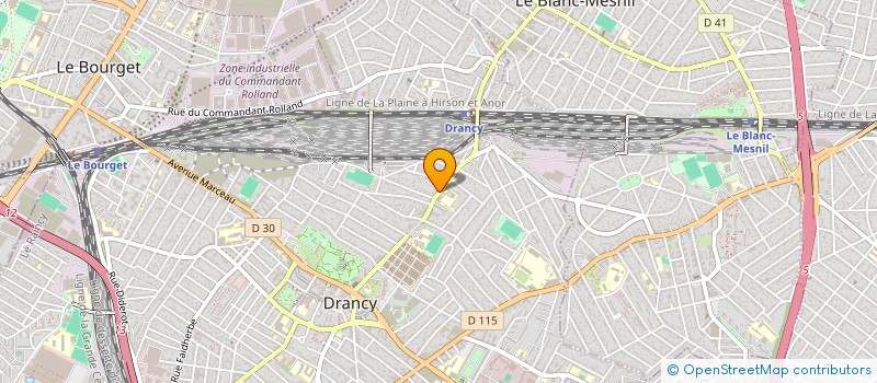 localisation de l'entreprise ACTIVITE TOUT TRAVAUX BATIMENT à DRANCY