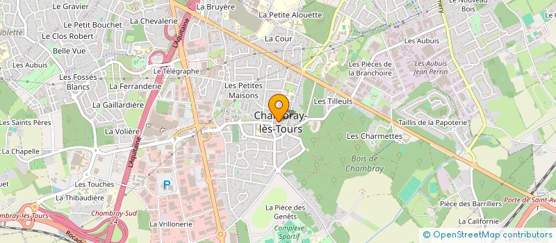 localisation de l'entreprise ACTIVITES AMICALES DE CHAMBRAY à CHAMBRAY-LES-TOURS