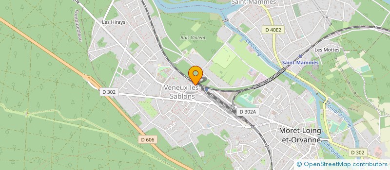 localisation de l'entreprise ACTIVITES BIEN ETRE VENEUX-LES-SABLONS à MORET-LOING-ET-ORVANNE