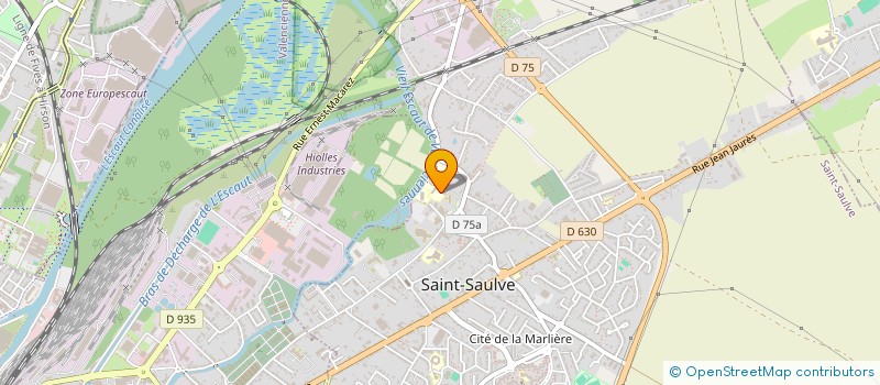 localisation de l'entreprise ACTIVITES COLLEGE NOTRE DAME SAINT-SAULVE à SAINT-SAULVE