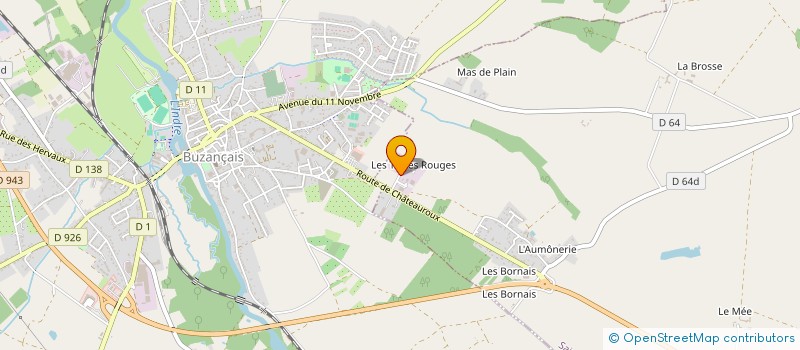 localisation de l'entreprise ACTIVITES COMPOSITES à SAINT-LACTENCIN